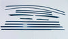 Hyundai Elantra Black Titanium Window Frame Molding Cover Trim (2024-2025)