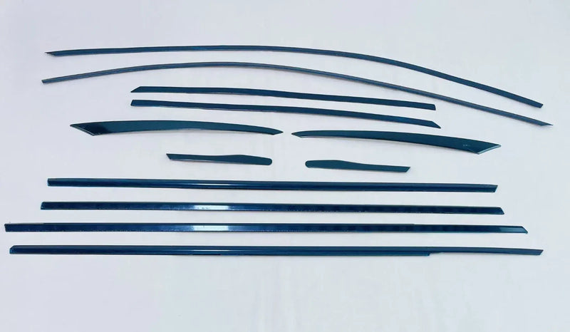 Hyundai Elantra Black Titanium Window Frame Molding Cover Trim (2024-2025)