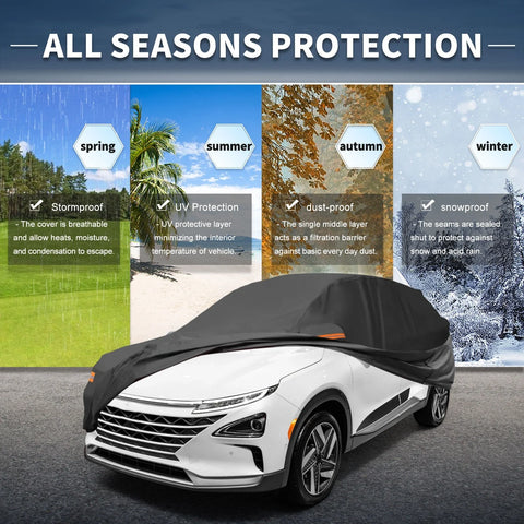 Hyundai Nexo Waterproof Aluminum Film Car Cover (2018-2023)