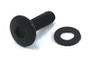 Kawasaki Ninja ZX-9R Bolzen Frontscheibe Verkleidung Schwarz Alu (1998–2003)