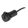 Power Socket Dual USB-A Flush Mount Black Waterproof Cover 12V/24V