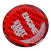 Mercedes-Benz Red Carbon Fiber Engine Start Stop Push Button Cap Cover