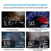 3.5" Universal OBD GPS Dual System Head Up Display Speed Alarm Voltage