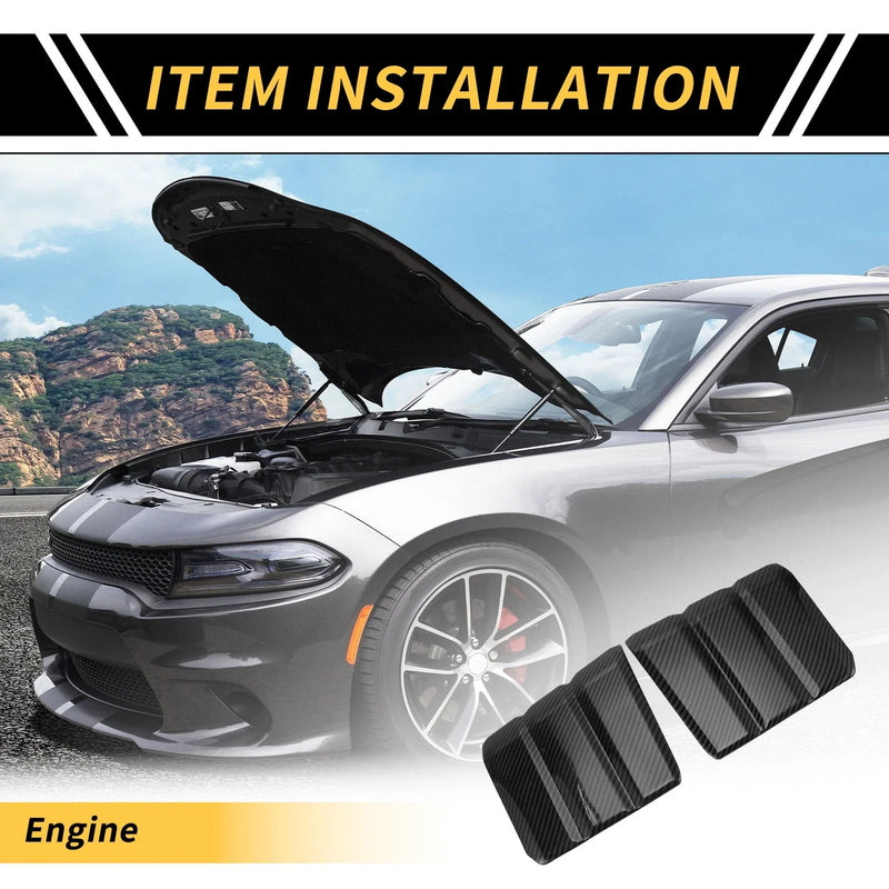 Toyota Tundra Carbon Fiber Pattern Engine Shroud Panel Set (22–24)