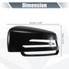 Mercedes Benz A Class B Class Gloss Black Rearview Mirror Cover Cap (2013-2023)