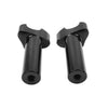 Harley Dyna Sportster Softail 4.5" Black Straight Handlebar Risers