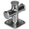 Boat Decks Cross Bollard Solid Polished 316 Stainless Steel 90x90x60mm