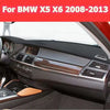 BMW X5 X6 Leather Car Dashboard Cover Dash Protector Mat Black (2008–2013)