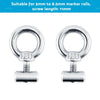 Boat Caravan Stainless Steel Awning Rail Stoppers Screws