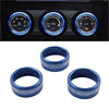 Subaru Forester XV Crosstrek WRX STi AC Climate Control Knob Ring Covers (2011-2021)