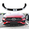 Mercedes Benz A Class W177 Gloss Black Front Bumper Spoiler Lip (2023)