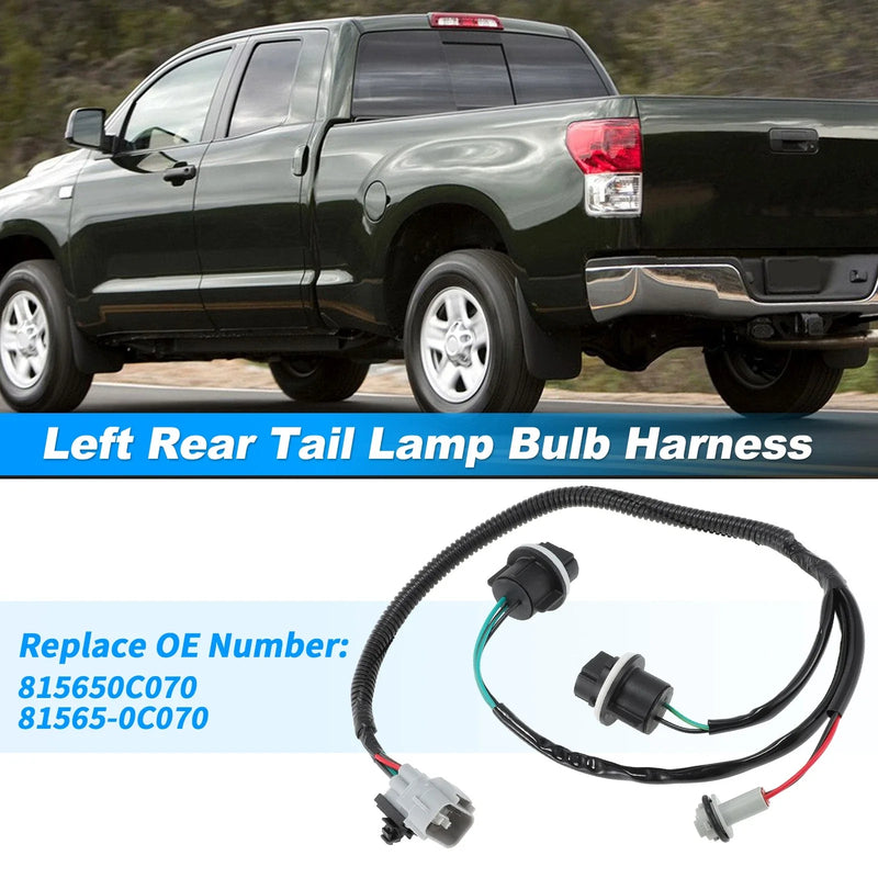 Toyota Tundra Left Tail Light Socket Wiring Harness (2007–2014)