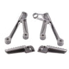 Kawasaki Ninja ZX10R Rear Passenger Footpegs (2004-2005)