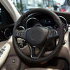 Mercedes-Benz W204 W205 Carbon Fiber Steering Wheel Trim Cover (2007-2010)