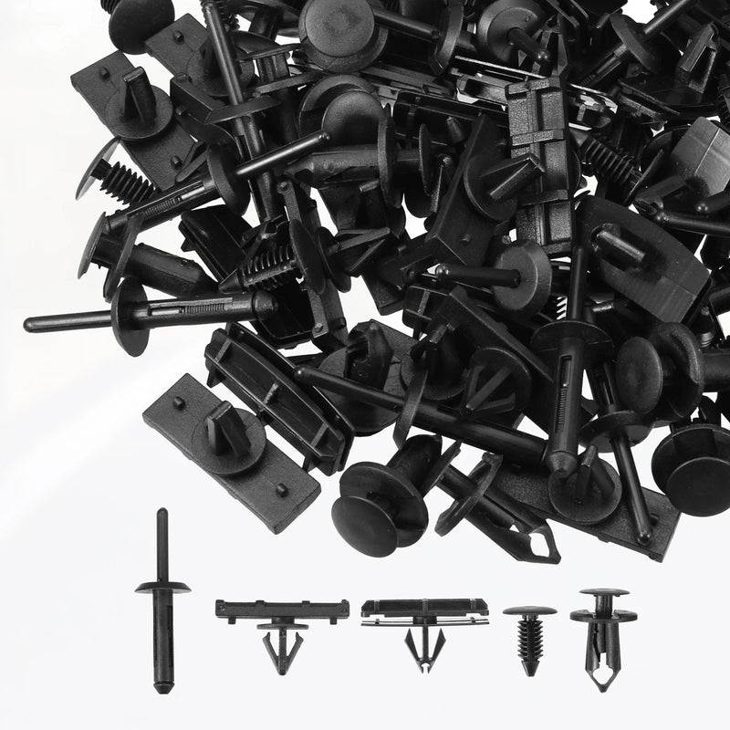 Jeep Wrangler 100 Pcs Retainer Fastener Clips