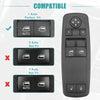 Chrysler 7-Button Black Front Power Window Switch Control