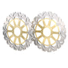 Ducati Multistrada Enduro 1200 Gold Front Brake Disc Rotors (2016-2018)
