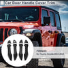 Toyota Corolla Door Handle Cover Trim / Carbon Fiber Black Handle Cover