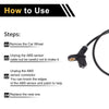 BMW E36 (1990-1999) 1 x Left / Right Rear ABS Wheel Speed Sensor