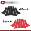 Volvo V40 2013-2019 Black Door Pillar Window Trim (Front & Rear, Left & Right)