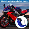 Motorcycle Handlebar Hook / Helmet Claw Shaped Aluminum Alloy Blue