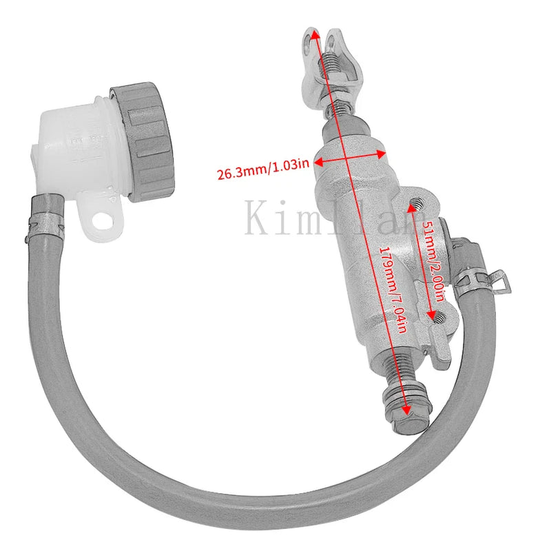 Kawasaki ZRX1200 KMX200 KDX200SR KLX250 KX125 Rear Brake Master Cylinder