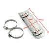 Harley Dyna Chrome Guard Exhaust Pipe Heat Shield Cover (2006-2017)
