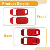 Jeep Wrangler Gladiator JT Red ABS Interior Door Handle Bowl Cover Trim