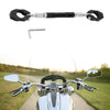 Motorcycle Adjustable Handlebars Black Small Wrench Handle Bracket 1 Set