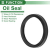 Oil Seal / 45x53x5mm / Seal Ring Rotary Shaft NBR Rubber 5 Pcs