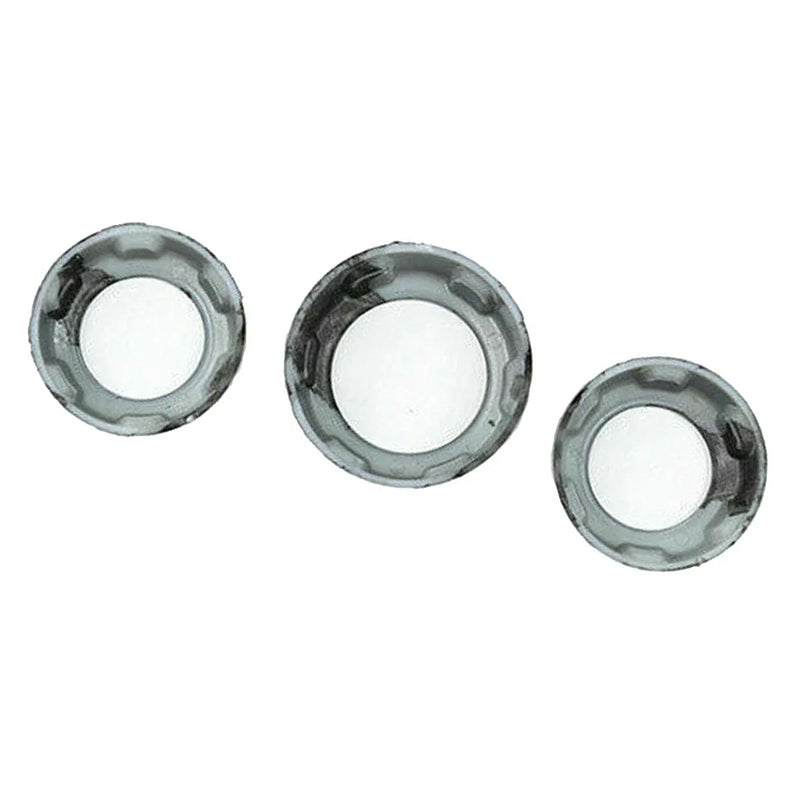 Dodge Challenger Charger Carbon Fiber Style Air Conditioning Button Rings