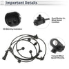 Chevrolet Malibu (2013-2015) 1 x Rear Right ABS Wheel Speed Sensor