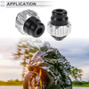 Motorcycle 0.59" Aluminum Alloy Plastic Motorcycle Slider Frame 2 x