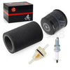 Yamaha Kodiak 400 Tune up kit Spark Plug + Oil Air Filter Foam (2004–2006)