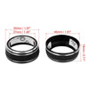 Toyota RAV4 2 x Black Car AC Climate Control Ring Knob Trim Cover (2019–2020)