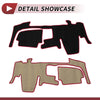 Nissan 40 Series B44A (2020-2024) Black Red Dashboard Cover Mat