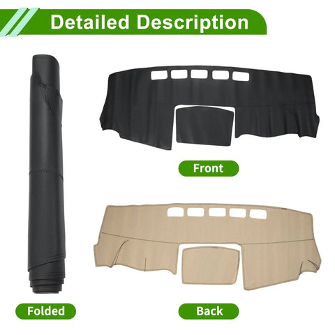 Nissan NV200 (2010-2016) Black Dashboard Cover Mat