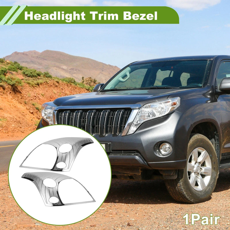 Toyota Prado FJ120 Front Left Right Headlight Trim Bezel (2003-2009)