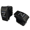 Car Boat RV ATV 7-Pin 12/24V On-Off-On LED Rocker Toggle Switch
