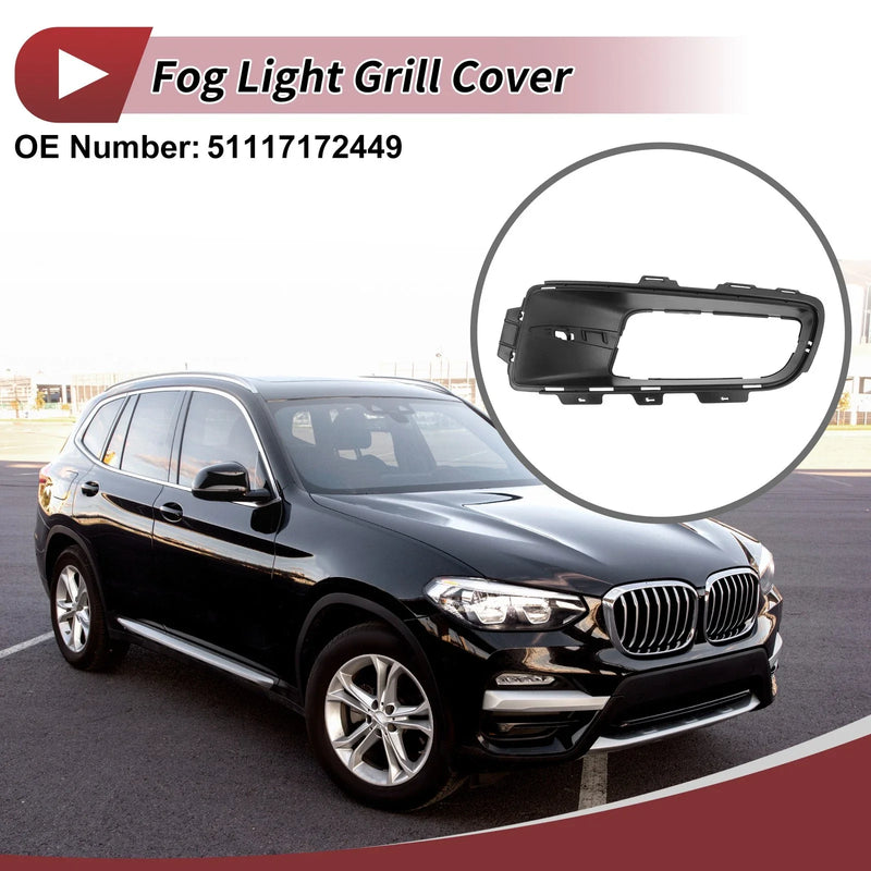 BMW X5 1 Pc Front Left Fog Light Grill (2007-2010)