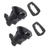 Car Universal Windscreen Washer Twin Jet Angled Inlet Push Fitting