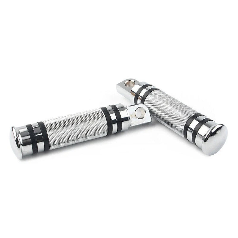 Harley Davidson Chrome Aluminum H-D Male Mount Footpegs Footrests