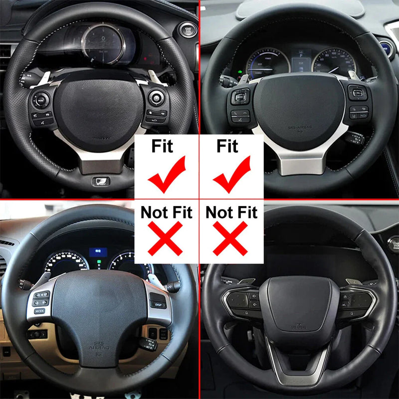 Lexus RC NX IS CT200h Steering Wheel Shift Paddle Extensions (2015-2023)