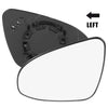Toyota C-HR Left Side Heated Mirror Glass with Backing Plate