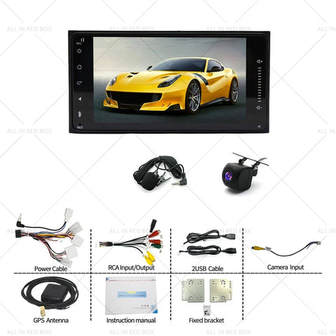 Toyota Prado 120 Series 7'' Head Unit 2GB+32GB Android 13 (2003-2009)