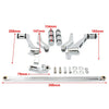 Harley V-Rod Muscle Chrome Aluminum Footrest Pedal Bracket Set (2002-2017)