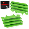 Kawasaki KX125 / KX250 2pcs Green Radiator Guards (14037-1310/14037-1179)