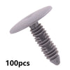 Universal Vehicles 100pcs Bumper Mounting Clip Fasteners Rivets