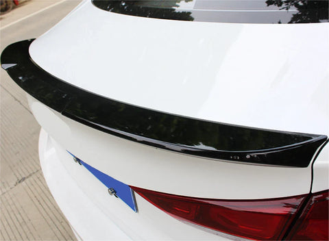 Hyundai Elantra Sedan Rear Spoiler Wing Glossy Black (2017-2018)