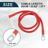Cable Car Marine Battery Inverter Copper Wire 5/16-3/8 2ft Red